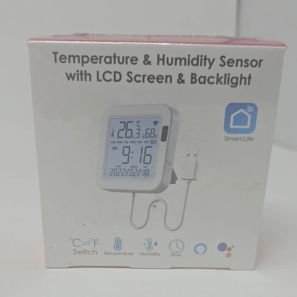 Temperature & Humidity Sensor with LCD Screen - Picture 1 of 3